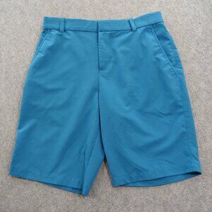 Nike Shorts Mens Medium Blue Golf Hybrid Flat Front Stretch Marina 10"